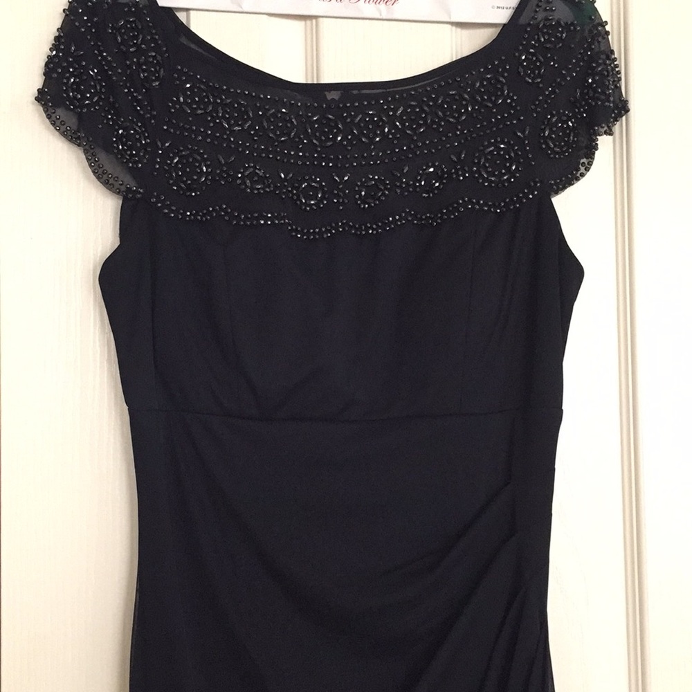 Navy Blue Evening Dress